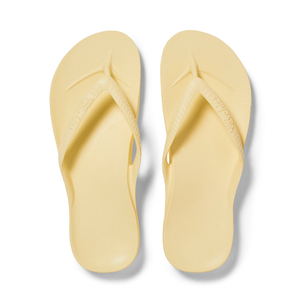  Arch Support Flip Flops - Classic - Lemon 