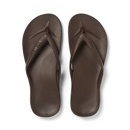 Arch Support Flip Flops - Classic - Brown