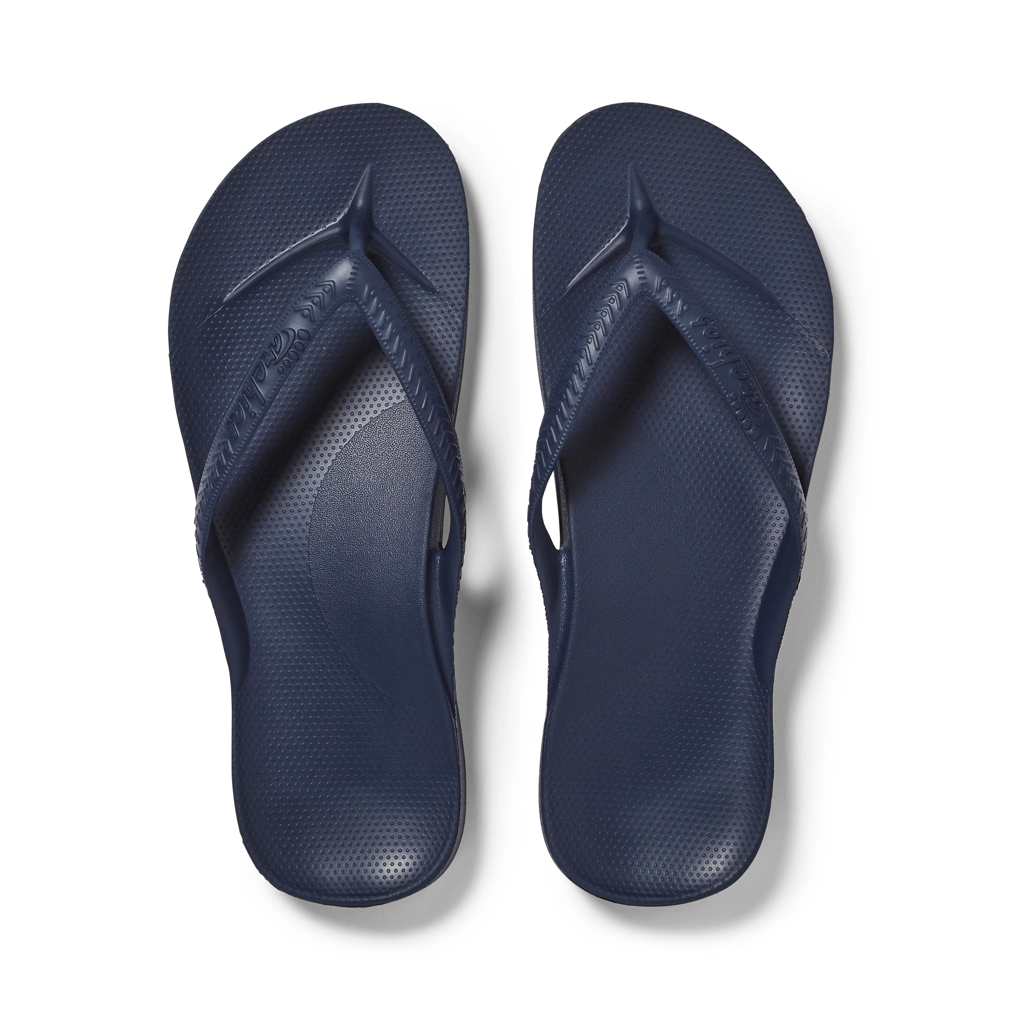 Arch Support Flip Flops - Classic - Navy 