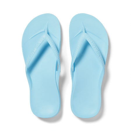 Arch Support Flip Flops Classic Sky Blue