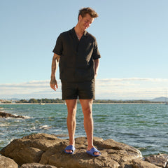 capri blue men image