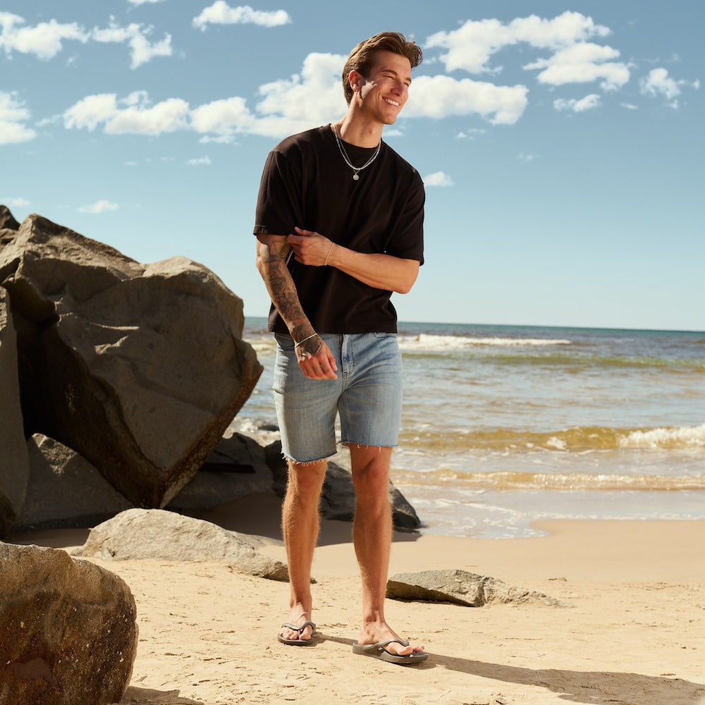  Arch Support Flip Flops - Classic - Charcoal 