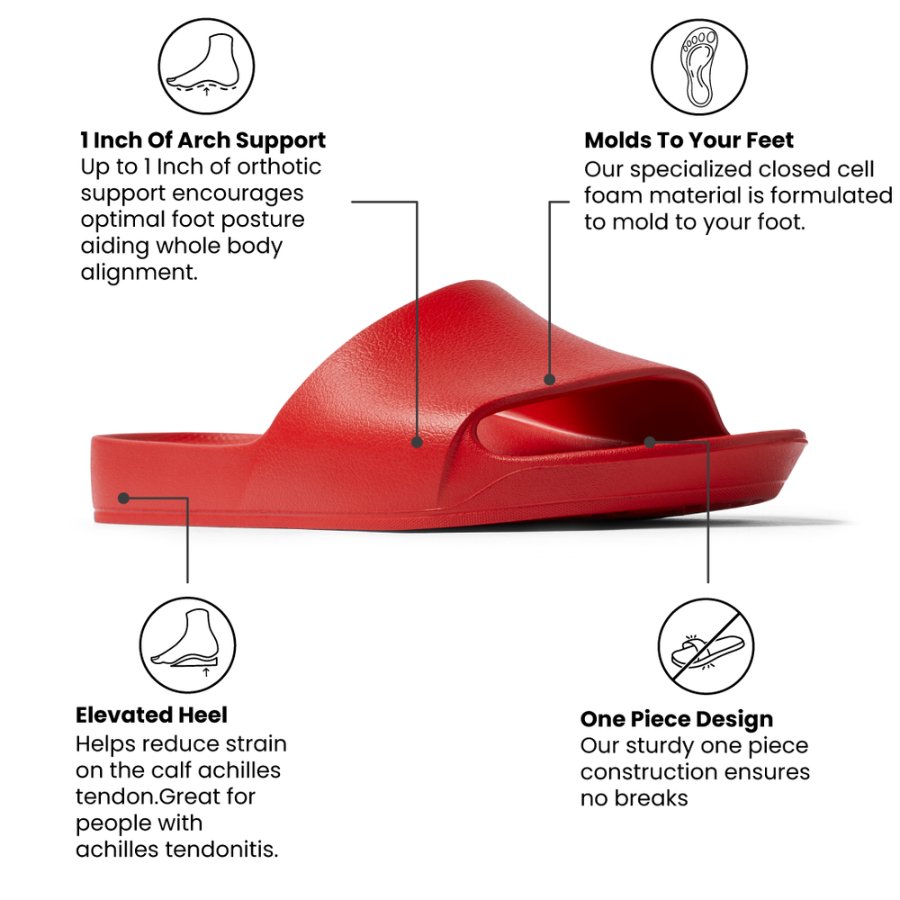  Arch Support Slides - Classic - Chilli Red 