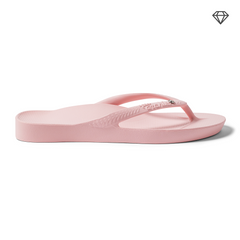 Arch Support Flip Flops - Classic - Crystal Pink