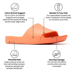 Arch Support Slides - Classic - Peach