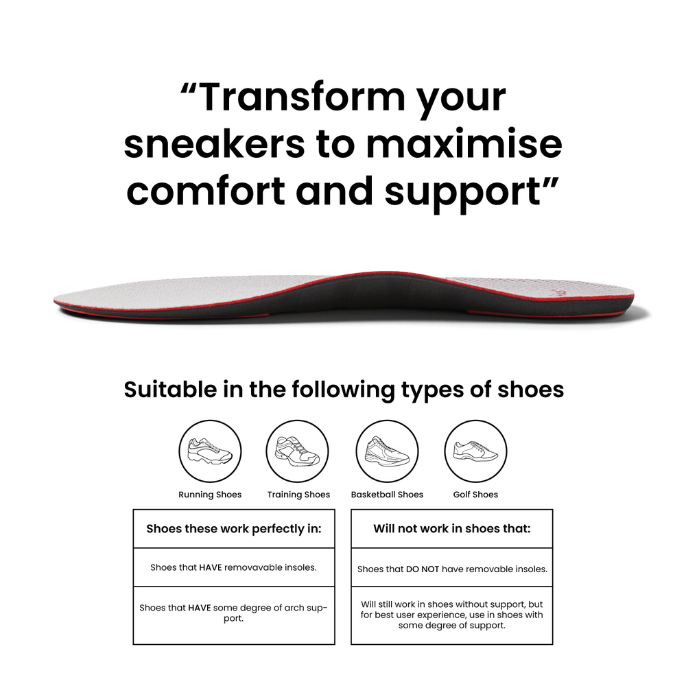  Arch Support Insoles - Sport 