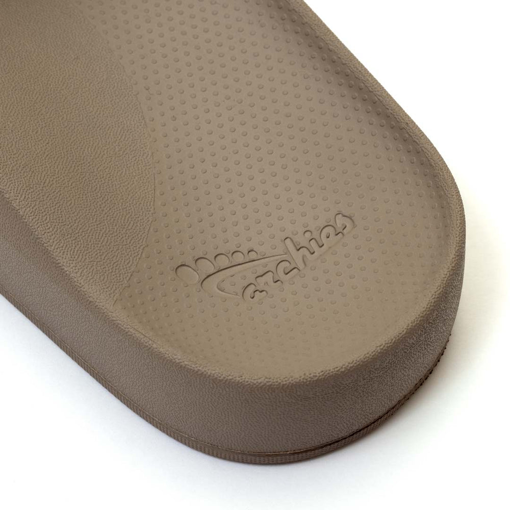 Arch Support Slides - Classic - Taupe – Archies Footwear Pty Ltd ...