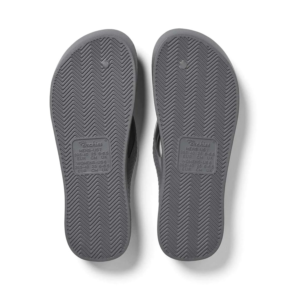  Arch Support Flip Flops - Classic - Charcoal 