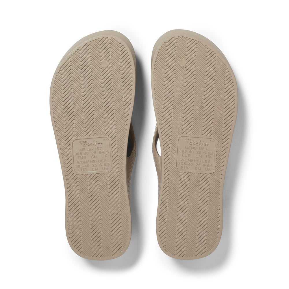  Arch Support Flip Flops - Classic - Taupe 
